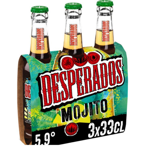 BIERE AROMATISEE MOJITO DESPERADOS 3X33CL