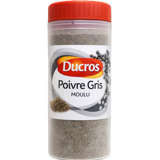 POIVRE GRIS MOULU DUCROS 90G