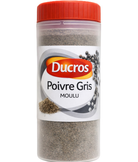 POIVRE GRIS MOULU DUCROS 90G