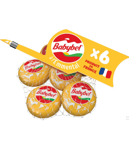 MINI-BABYBEL A L'EMMENTAL 120G
