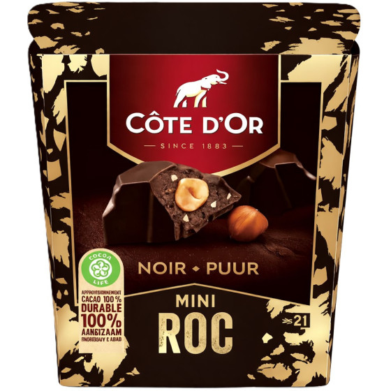 CHOCOLAT NOIR MINI ROC CÔTE D'OR 195G