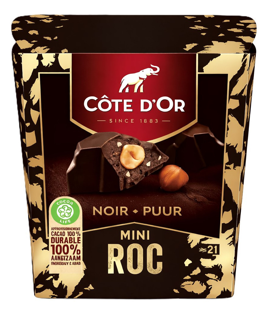 CHOCOLAT NOIR MINI ROC CÔTE D'OR 195G