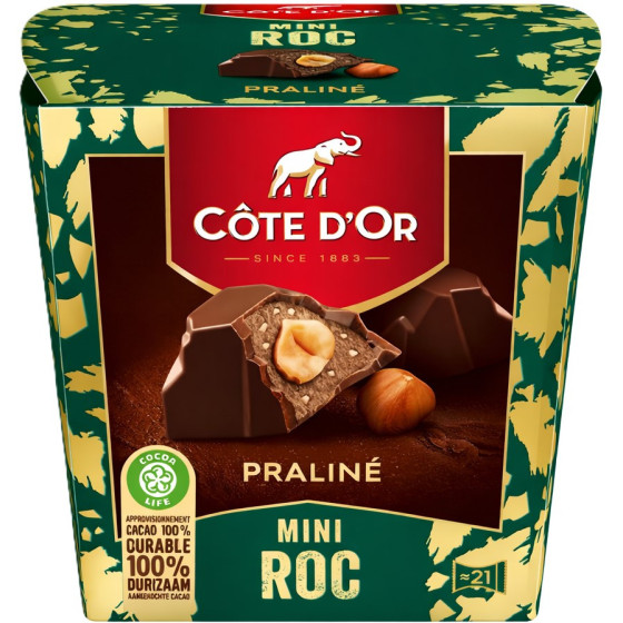 CHOCOLAT PRALINE MINI ROC COTE D'OR 195G