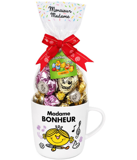 CHOCOLAT AVEC MUG MONSIEUR MADAME FIZZY 100G