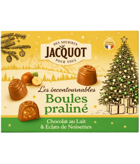 CHOCOLAT AU LAIT BOULES PRALINE JACQUOT 1KG