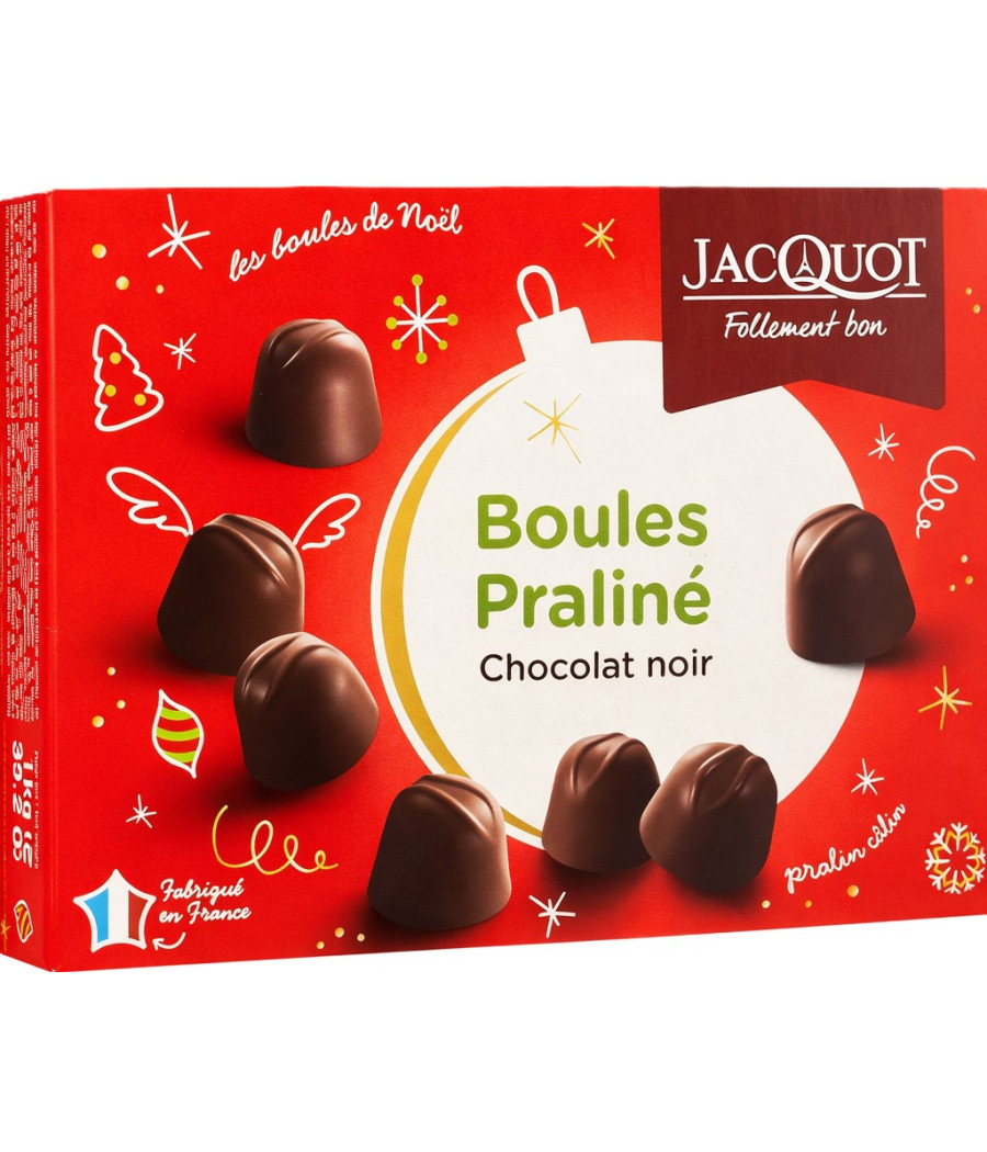 CHOCOLAT NOIR BOULES PRALINE JACQUOT 1KG