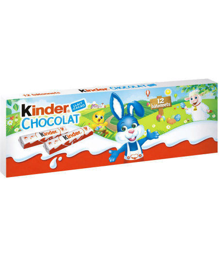 BARRE CHOCOLATEES AU LAIT KINDER 150G