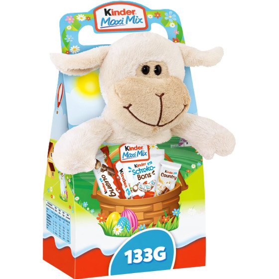 ASSORTISSEMENTS DE CHOCOLAT AVEC PELUCHE KINDER 133G