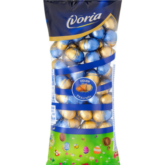 CHOCLOLAT AU LAIT OEUFS PRALINE IVORIA 500G