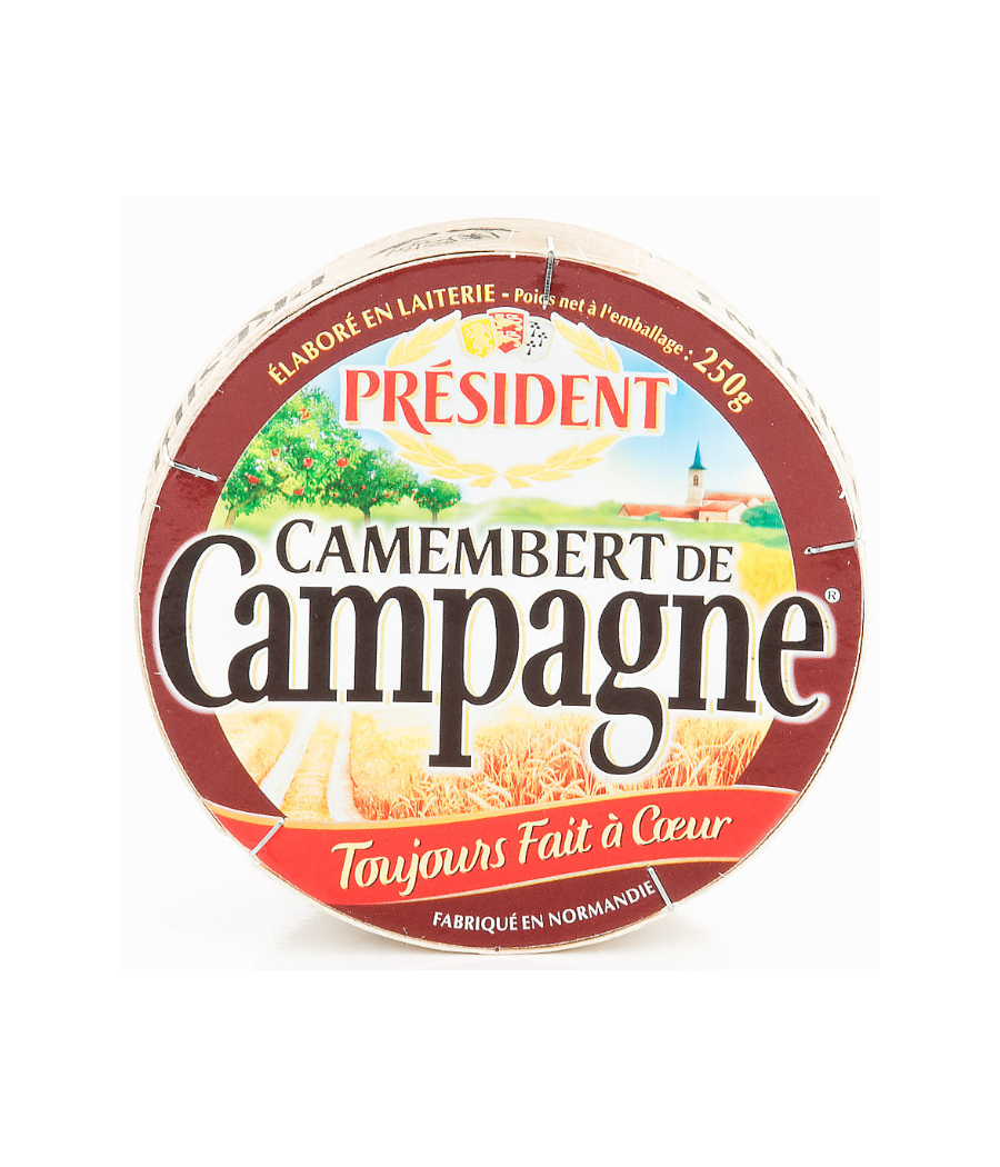 CAMEMBERT DE  CAMPAGNE  PRESIDENT 250 G