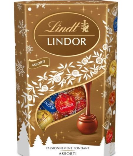 ASSORTIMENT CHOCOLATS LINDOR LINDT 337G