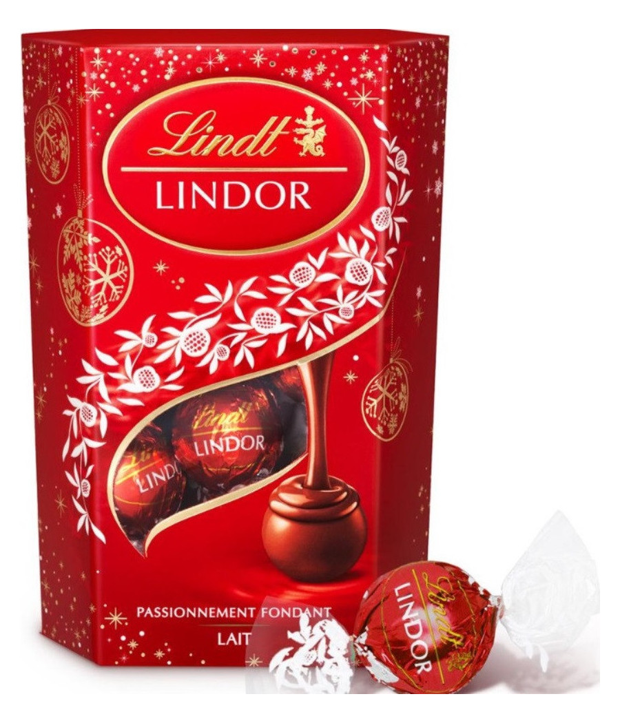 ASSORTIMENT CHOCOLATS AU LAIT LINDOR LINDT 200G