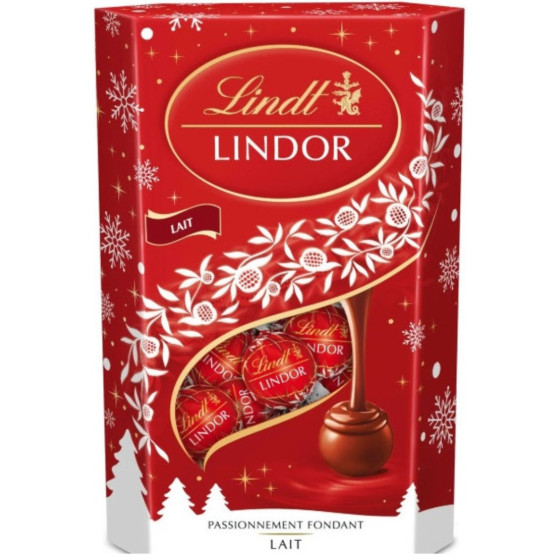 ASSORTIMENT CHOCOLATS AU LAIT LINDOR LINDT 337G