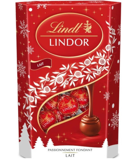 ASSORTIMENT CHOCOLATS AU LAIT LINDOR LINDT 337G