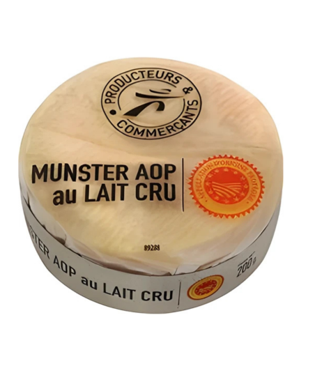 FROMAGE MUNSTER AOP AU LAIT CRU 200G