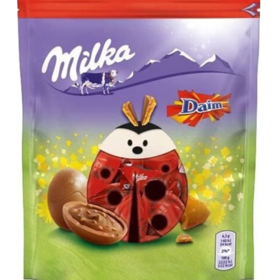 BONBON CHOCOLAT DAIM MILKA 86G