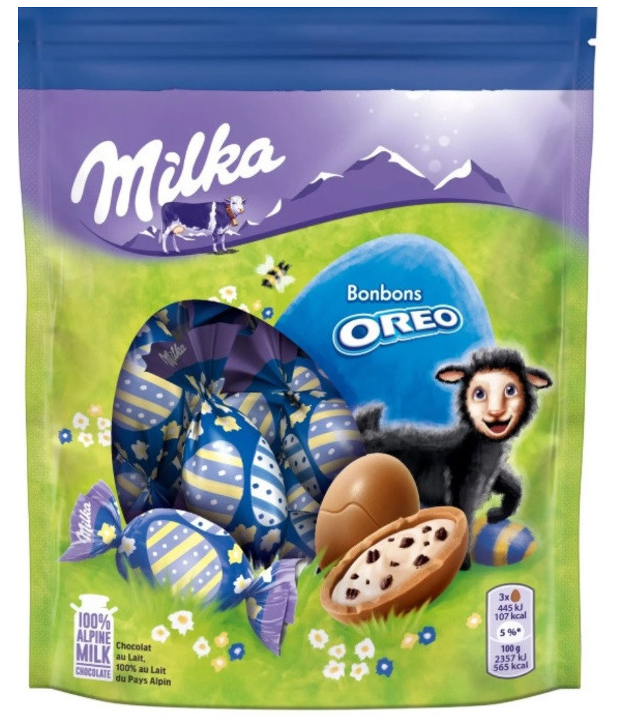 BONBON CHOCOLAT OREO MILKA 86G