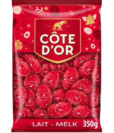CHOCOLAT AU LAIT COTE D'OR 350G