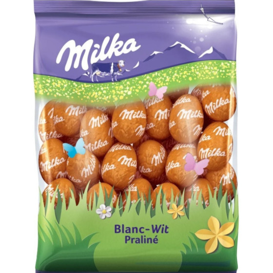 OEUFS AU CHOCOLAT PRALINE MILKA 350G