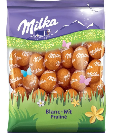 OEUFS AU CHOCOLAT PRALINE MILKA 350G