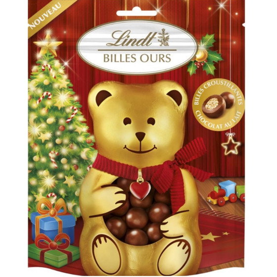 BONBON CHOCOLAT AU LAIT BILLES OURSON LINDT 120G