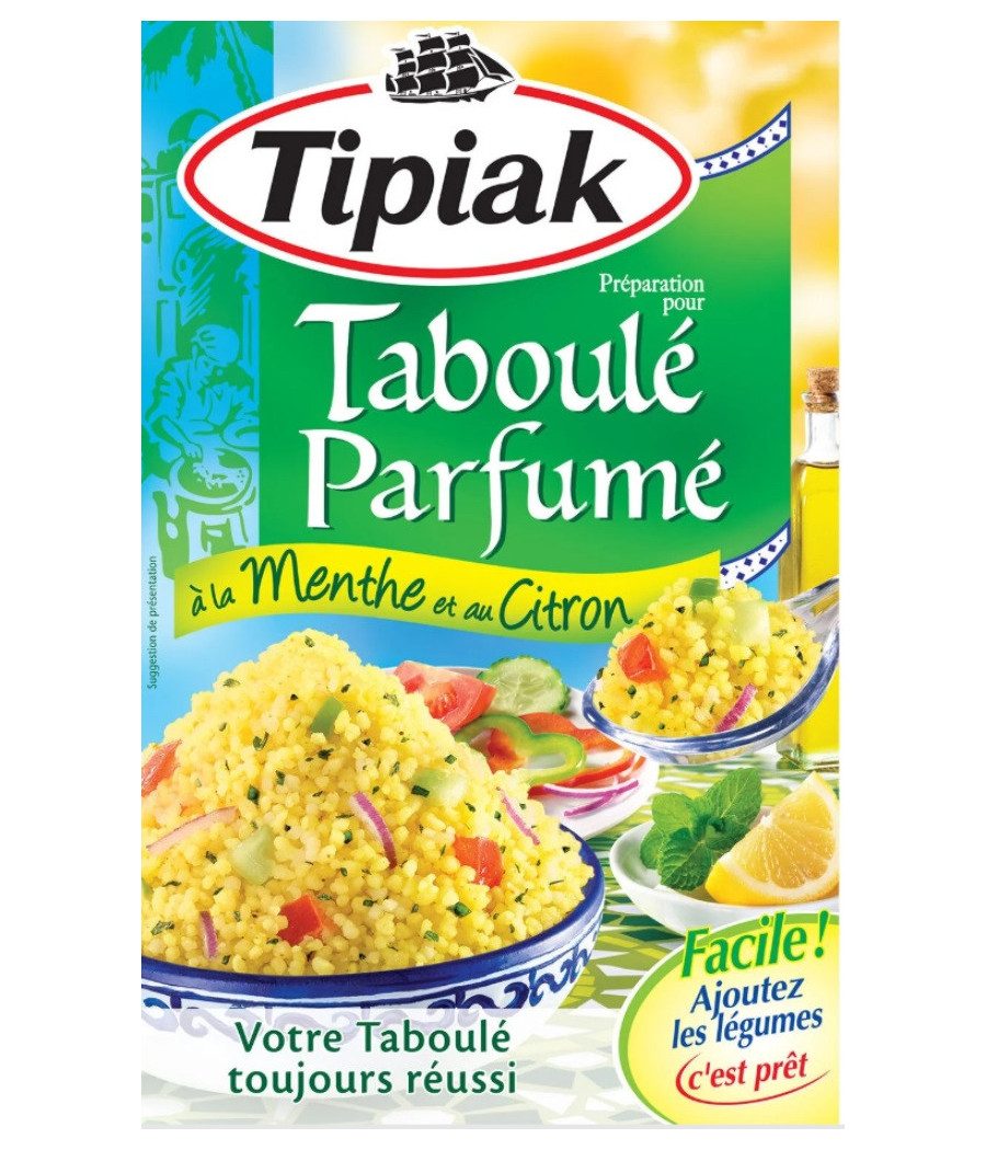 TABOULÉ PARFUMÉ TIPIAK MENTHE CITRON 350G