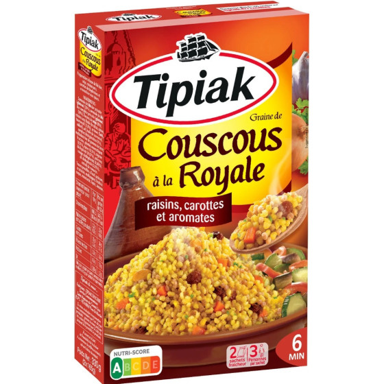 COUSCOUS TIPIAK À LA ROYALE 330G