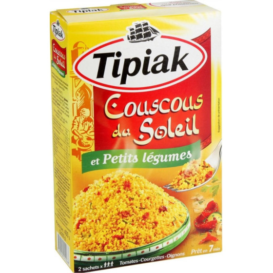 COUSCOUS TIPIAK DU SOLEIL ET PETITS LÉGUMES 400G