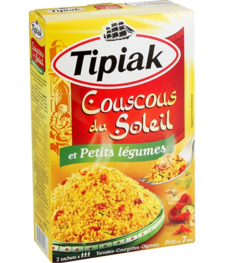 COUSCOUS TIPIAK DU SOLEIL ET PETITS LÉGUMES 400G