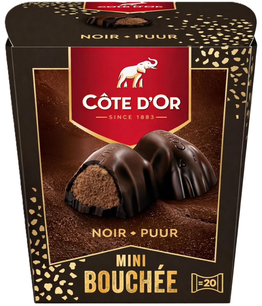MINI BOUCHEE NOIR TRUFFE CÔTE D'OR 158G