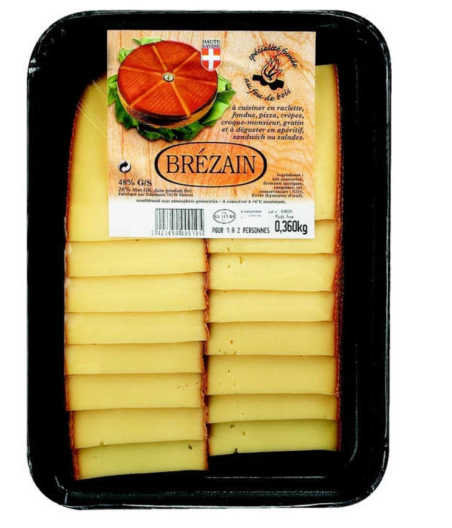 FROMAGE FUME AU FEU DE BOIS (28 % MG) 0,360 KG (1 A 2 PERSONNES)