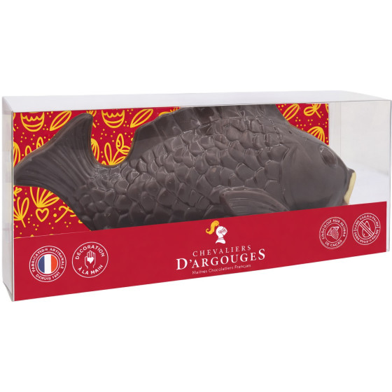 POISSON EN CHOCOLAT NOIR CHEVALIER D'ARGOUGES 175G