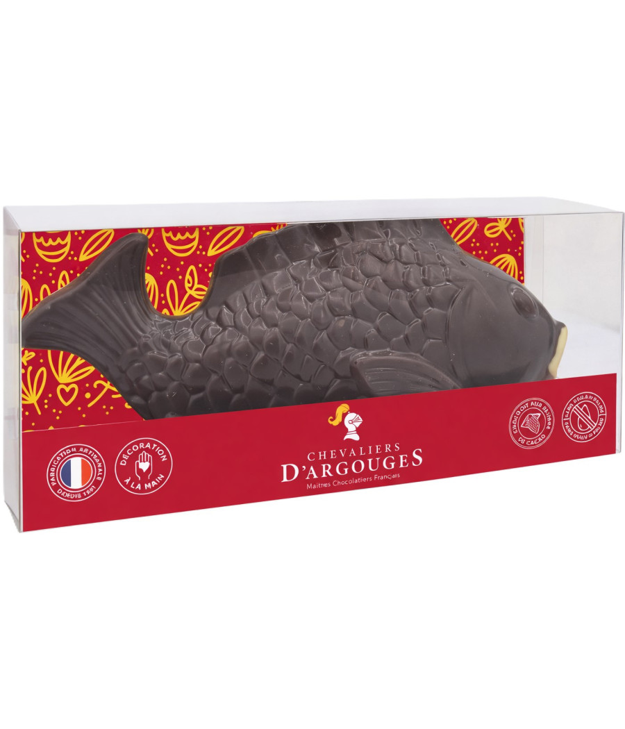 POISSON EN CHOCOLAT NOIR CHEVALIER D'ARGOUGES 175G