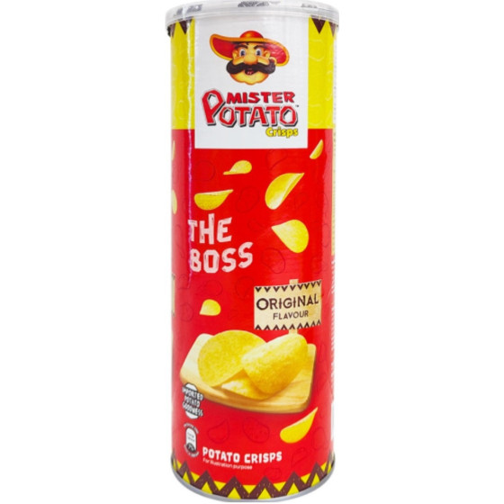 CHIPS CRISPS ORIGINAL MISTER POTATO 125G