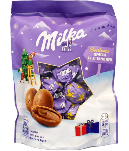 BONBONS CHOCOLAT AU LAIT MILKA 86G