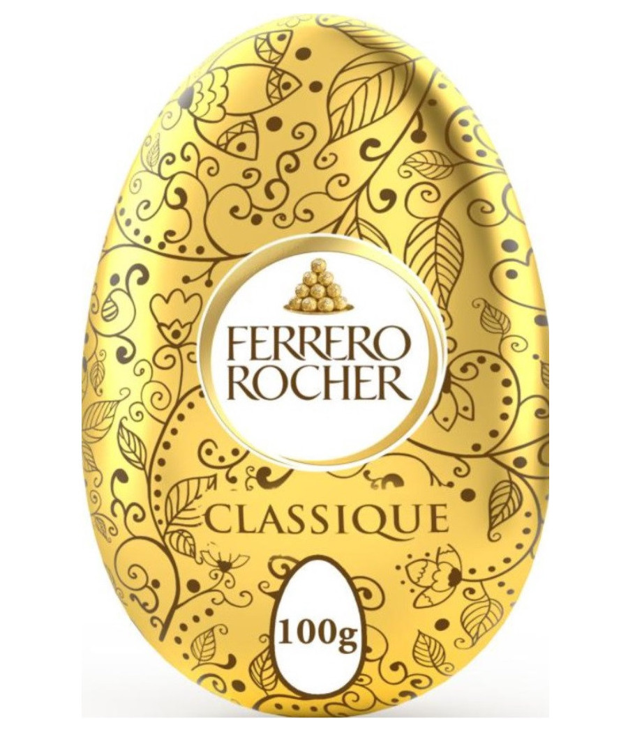 OEUF CHOCOLAT AU LAIT FERRERO ROCHER 100G