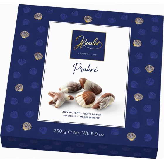 ASSORTIMENT CHOCOLATS FORME FRUITS DE MER HAMLET 250G