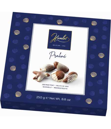 ASSORTIMENT CHOCOLATS FORME FRUITS DE MER HAMLET 250G