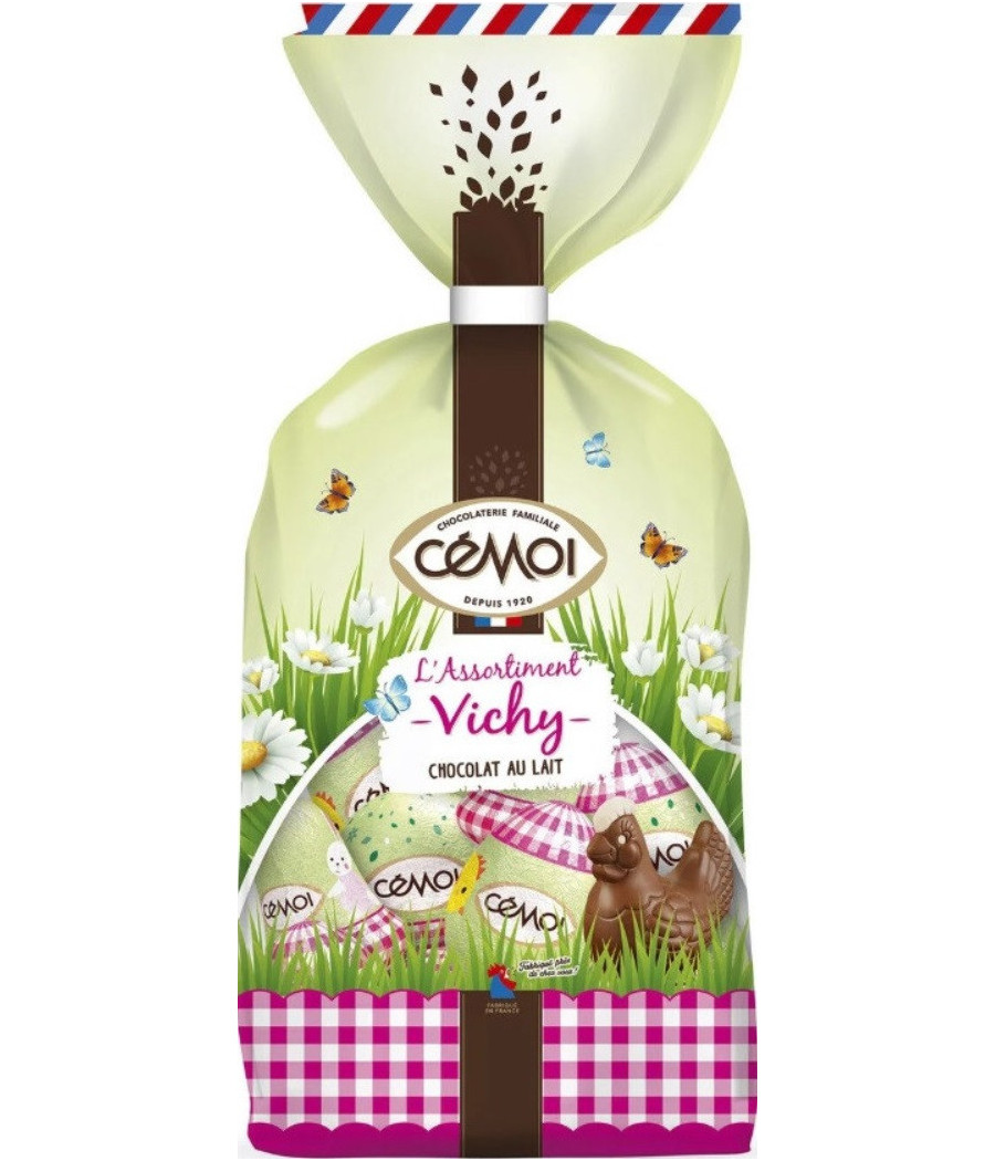 CHOCOLAT AU LAIT L'ASSORTIMENT VICHY CEMOI 294G