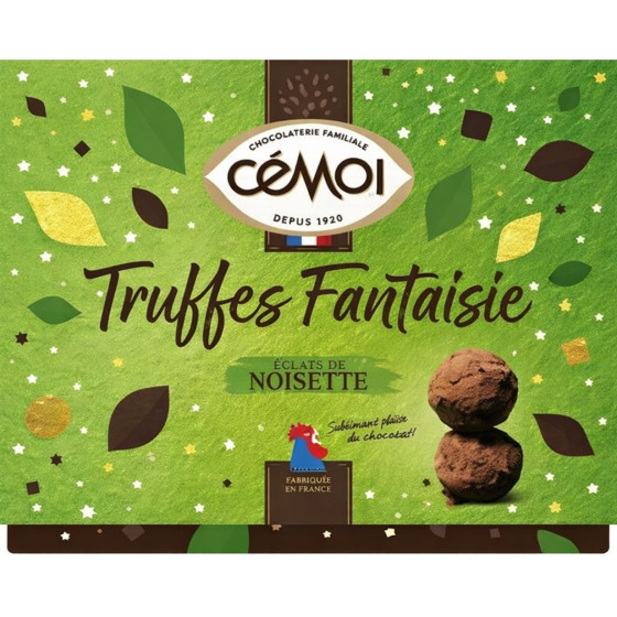 TRUFFES FANTAISIE ECLATS DE NOISETTE CEMOI 200G