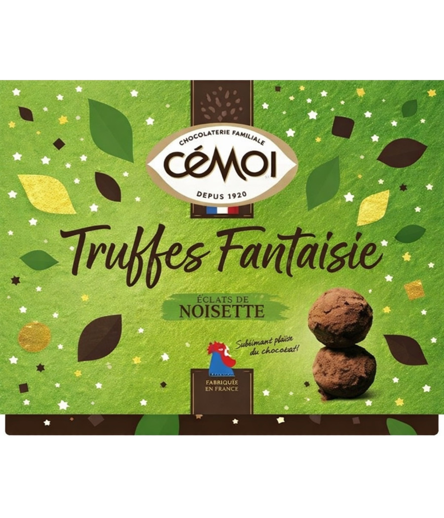 TRUFFES FANTAISIE ECLATS DE NOISETTE CEMOI 200G