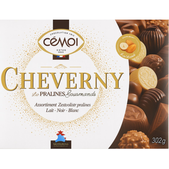 ASSORTISSEMENT DE CHOCOLATS PRALINES CEMOI 302G