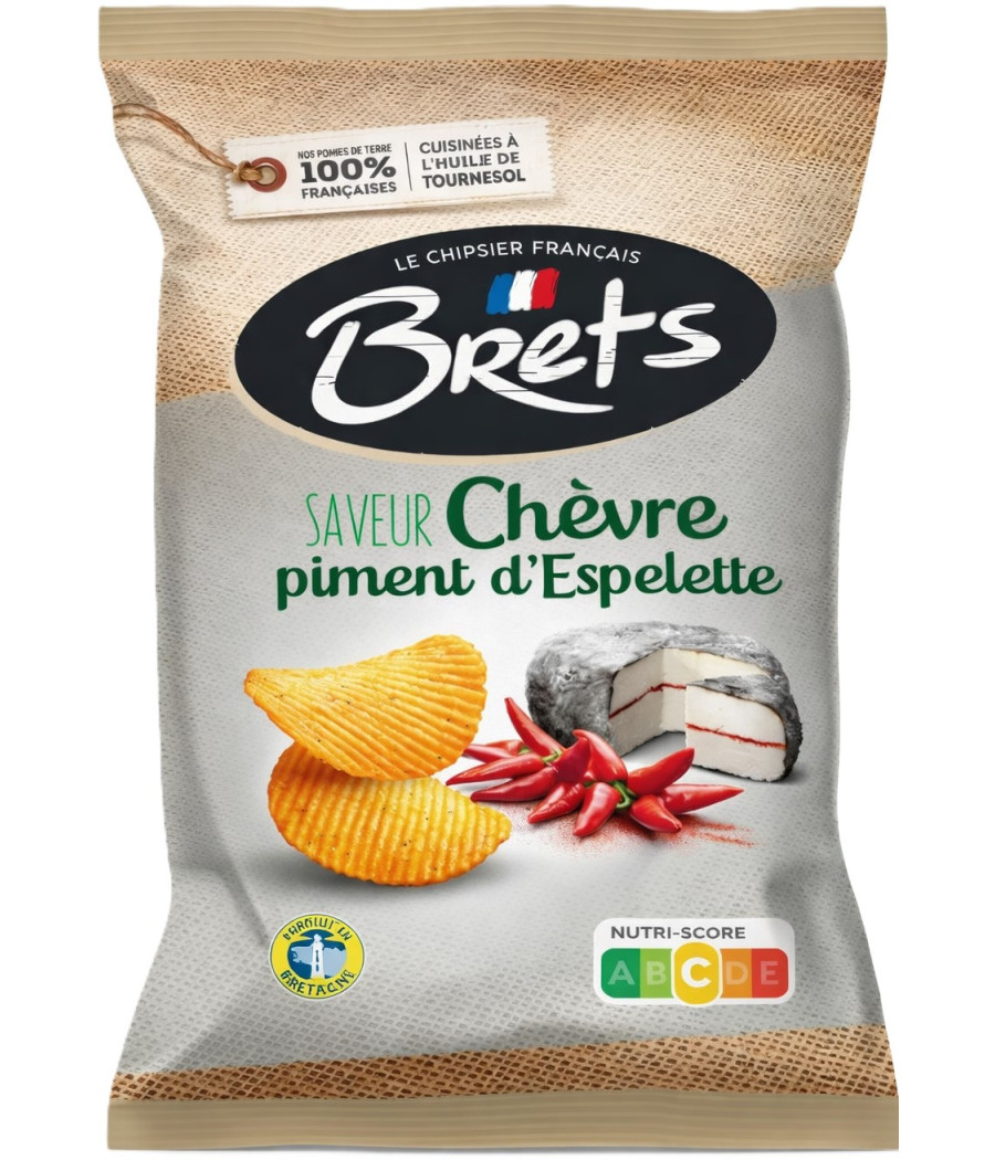 CHIPS SAVEUR CHEVRE PIMENT D'ESPELETTE BRETS 125G
