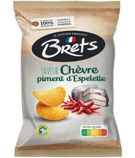 CHIPS SAVEUR CHEVRE PIMENT D'ESPELETTE BRETS 125G