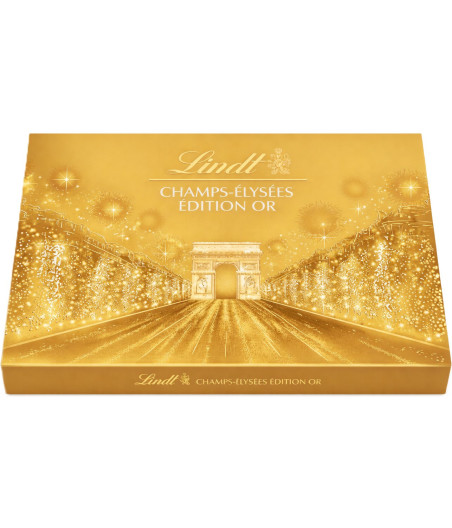 ASSORTIMENT CHOCOLATS CHAMPS-ELYSEES EDITION OR LINDT 468G