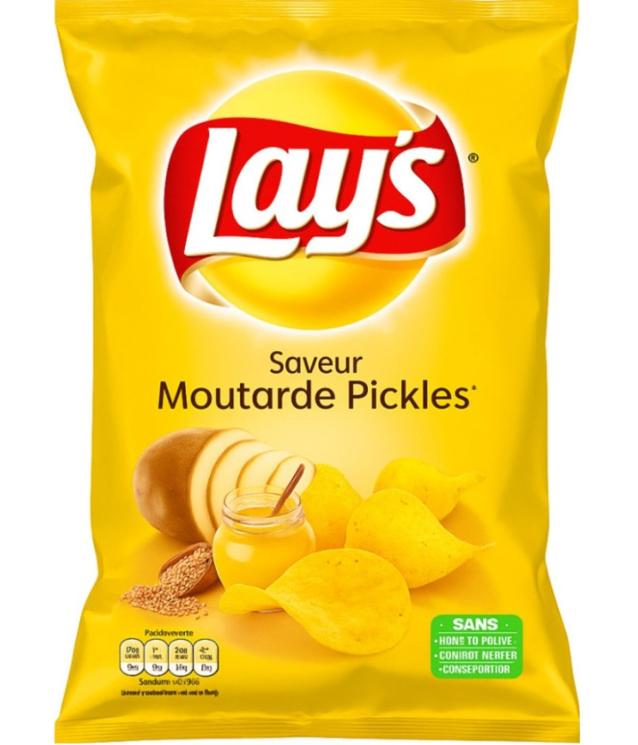 CHIPS SAVEUR MOUTARDE LAYS  130G