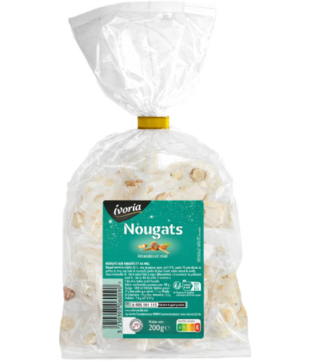 NOUGAT AMANDES ET MIEL IVORIA 200G