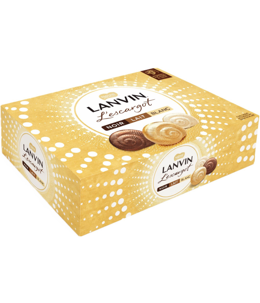 CHOCOLATS ESCARGOT PRALINÉ LANVIN 362G