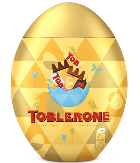 ASSORTIMENT CHOCOLATS OEUFS PLASTIC TOBLERONE 192G