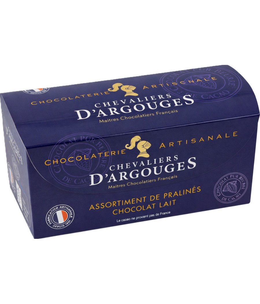 ASSORTIMENT CHOCOLAT AU LAIT CHEVALIERS D'ARGOUGES 185G